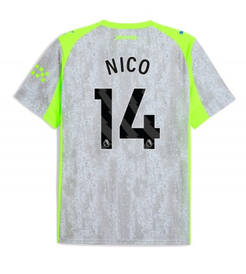 Manchester City Nico Gonzalez #14 Tredjetrøje 2025-26 Kortærmet